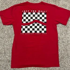 Red Vans Long Sleeve Size Medium